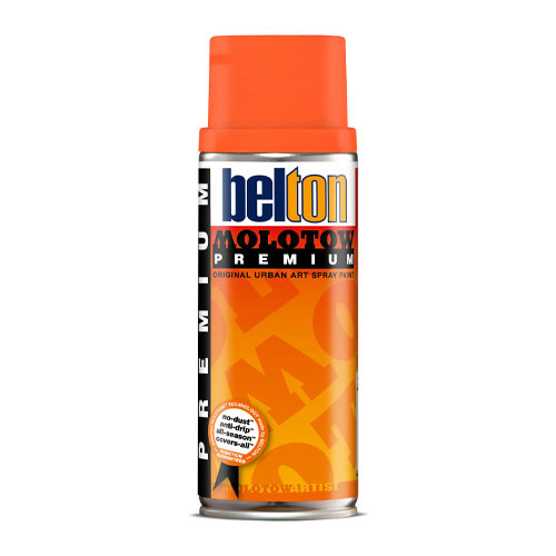 Pintura Acrílica Molotow 400ML Naranja Neón