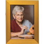 PORTARETRATO ALU-07 ALUM ORO RAYADO 12X18CM