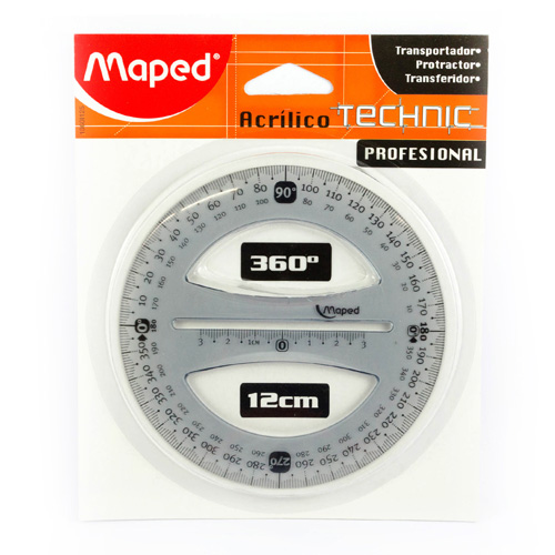 Transportador Maped 1360-B De 12 Cm