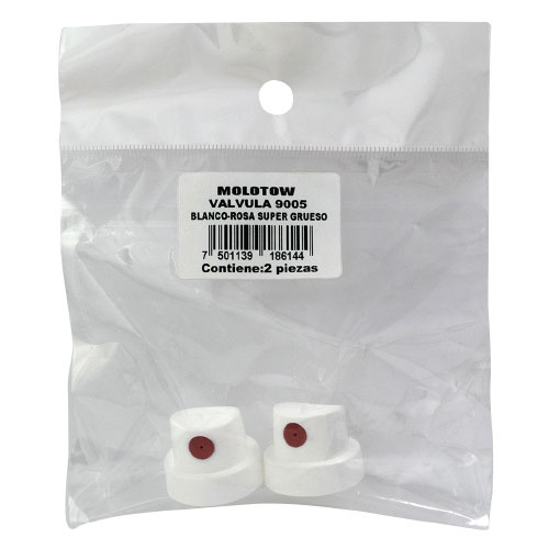 Válvula Molotow 9005 Blanco-Rosa Super Grueso Bolsa Con 2Piezas